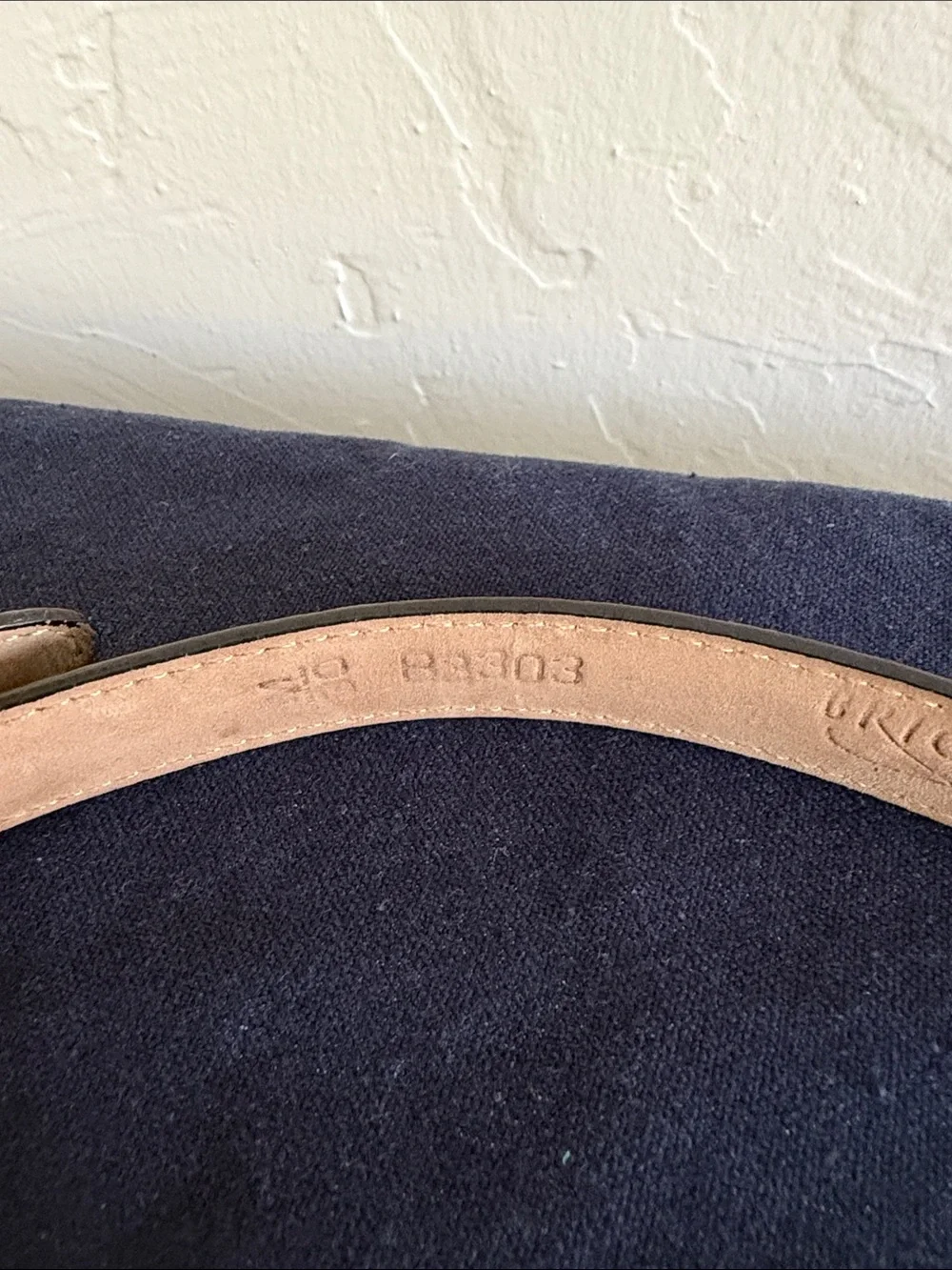 Brighton Women’s Black Leather Belt with Gold & Silver Rope-Detail Buckle